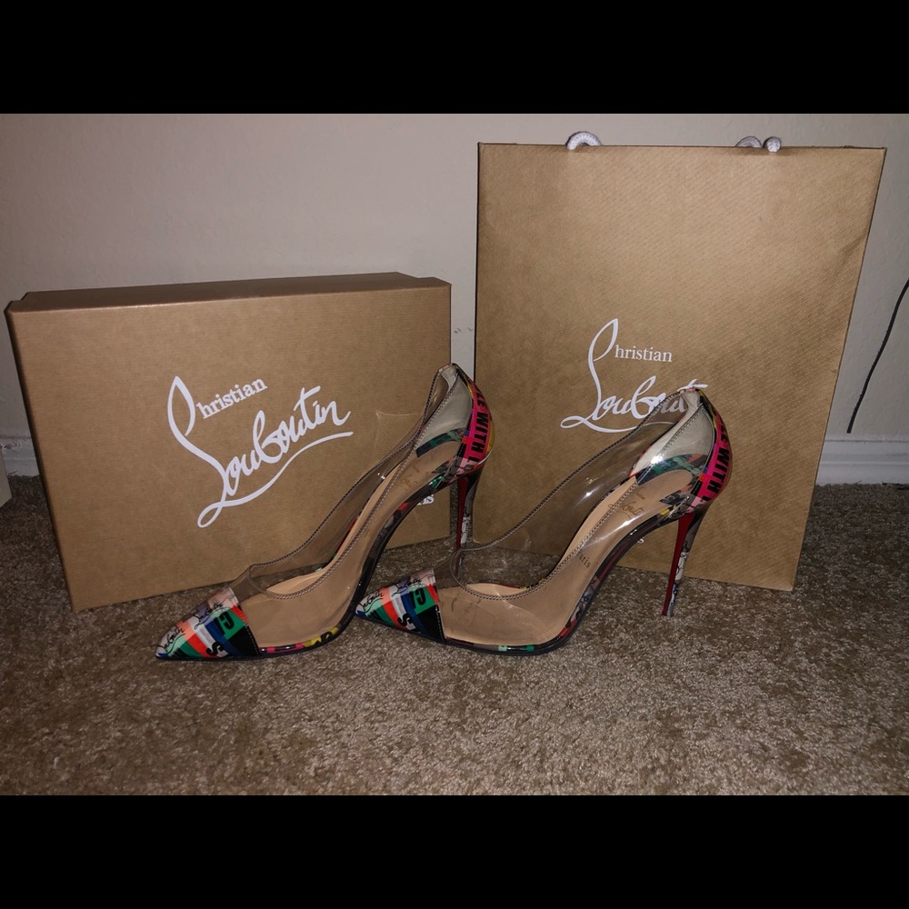 Christian Louboutin- Debout 100 Pat Mulit color